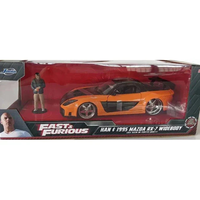 Carro Miniatura Mazda RX-7 + Han Velozes e Furiosos 3 | Escala 1:24