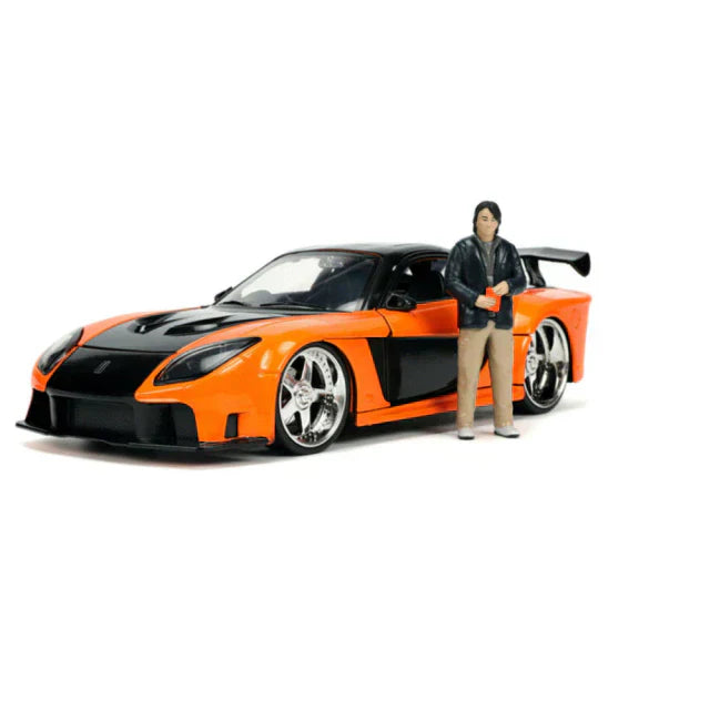 Carro Miniatura Mazda RX-7 + Han Velozes e Furiosos 3 | Escala 1:24